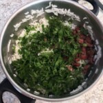 Ryż z groszkiem i kiełbasą