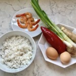 Ryż z krewetkami smażony po chińsku składniki