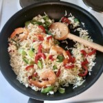 Ryż z krewetkami smażony po chińsku