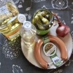 Sałatka bawarska z mortadelą na kwaśno składniki