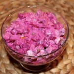 Sałatka śledziowa z burakami i papryką