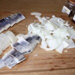 filety śledziowe krojone w paski