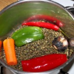 Soczewica po kastylijsku z warzywami i kiełbasą