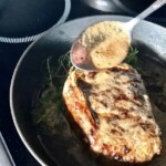 Stek wołowy z rostbefu z masłem i rozmarynem