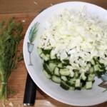 Surówka gruzińska z ogórka i kapusty pekińskiej