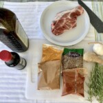 Szaszłyki z karczku wieprzowego składniki