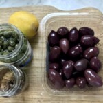 Tapenada pasta z oliwek anchois i kaparów