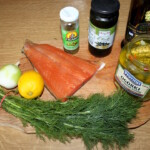 Tatar z łososia wędzonego