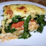 Zapiekanka z dorszem bacalhau i chorizo