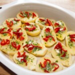 ziemniaki zapiekane z serem i papryczką chilli