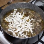 Zimowa zupa grzybowa fenkułem i makaronem