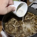 Zimowa zupa grzybowa fenkułem i makaronem