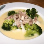 Zupa cytrynowa z brokułem na indyku