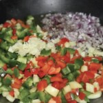 drobno siekane warzywa