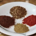 suche przyprawy na talerzyku