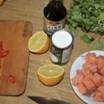 Zupa rybna z łososiem w tajskim stylu