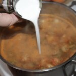 Zupa rybna z łososiem w tajskim stylu