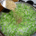 Zupa z fasolki szparagowej z cząbrem suszonym