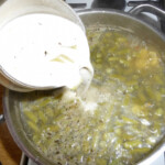 Zupa z fasolki szparagowej z cząbrem suszonym