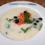 Zupa z kalarepy z pstrągiem wędzonym składniki