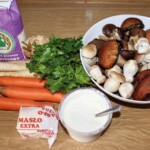 zupa ze świeżych grzybów leśnych składniki