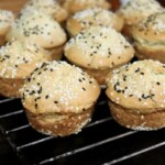 Babeczki sezamowe z tahiną i pomarańczami