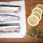 Belona pieczona z kaszą gryczaną i pieczarkami