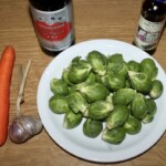 Brukselka z łososiem i kolendrą po azjatycku składniki