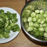 brukselka w durszlaku