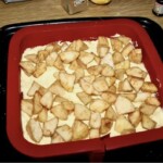 Ciasto z gruszkami i bakaliami na jogurcie