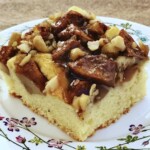 Ciasto z gruszkami i bakaliami na jogurcie