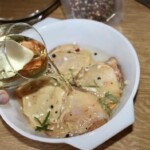 marynowanie udek z kurczaka w winie