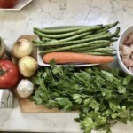 Kurczak z warzywami doprawiony śmietaną składniki