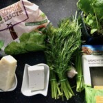 Lasagne ze szpinakiem fetą i świeżą miętą składniki