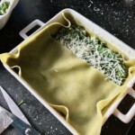 Lasagne ze szpinakiem fetą i świeżą miętą