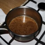 sos z pieczonej kaczki w garnku