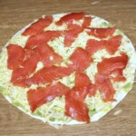Quesadilla z łososiem wędzonym i awokado