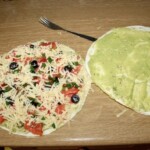 Quesadilla z łososiem wędzonym i awokado