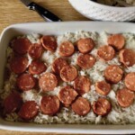 Ryż zapiekany z kurczakiem oraz warzywami