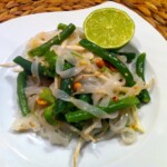 Sałatka azjatycka z fasolką szparagową i kolendrą