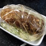 Schab pieczony słoniną wędzoną nadziany