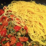 Spaghetti z małżami