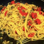 Spaghetti z małżami