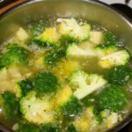 Zupa krem z brokuła bazylią pachnąca