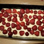 Ciasto z truskawkami drożdżowe