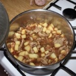 Cielęcina duszona ze szparagami