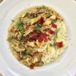 Cielęcina duszona ze szparagami