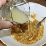 mus bananowy w misce