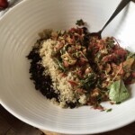 Dziki ryż z komosą ryżową oraz warzywami