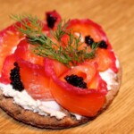 Gravlax z burakiem i z chrzanem